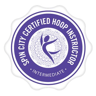 Spin City Certified Intermediate Hoop badge