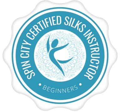 Spin City Certified Silks Instructor Beginners badge